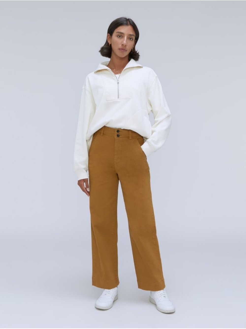 Everlane The Organic Wide Leg Pant